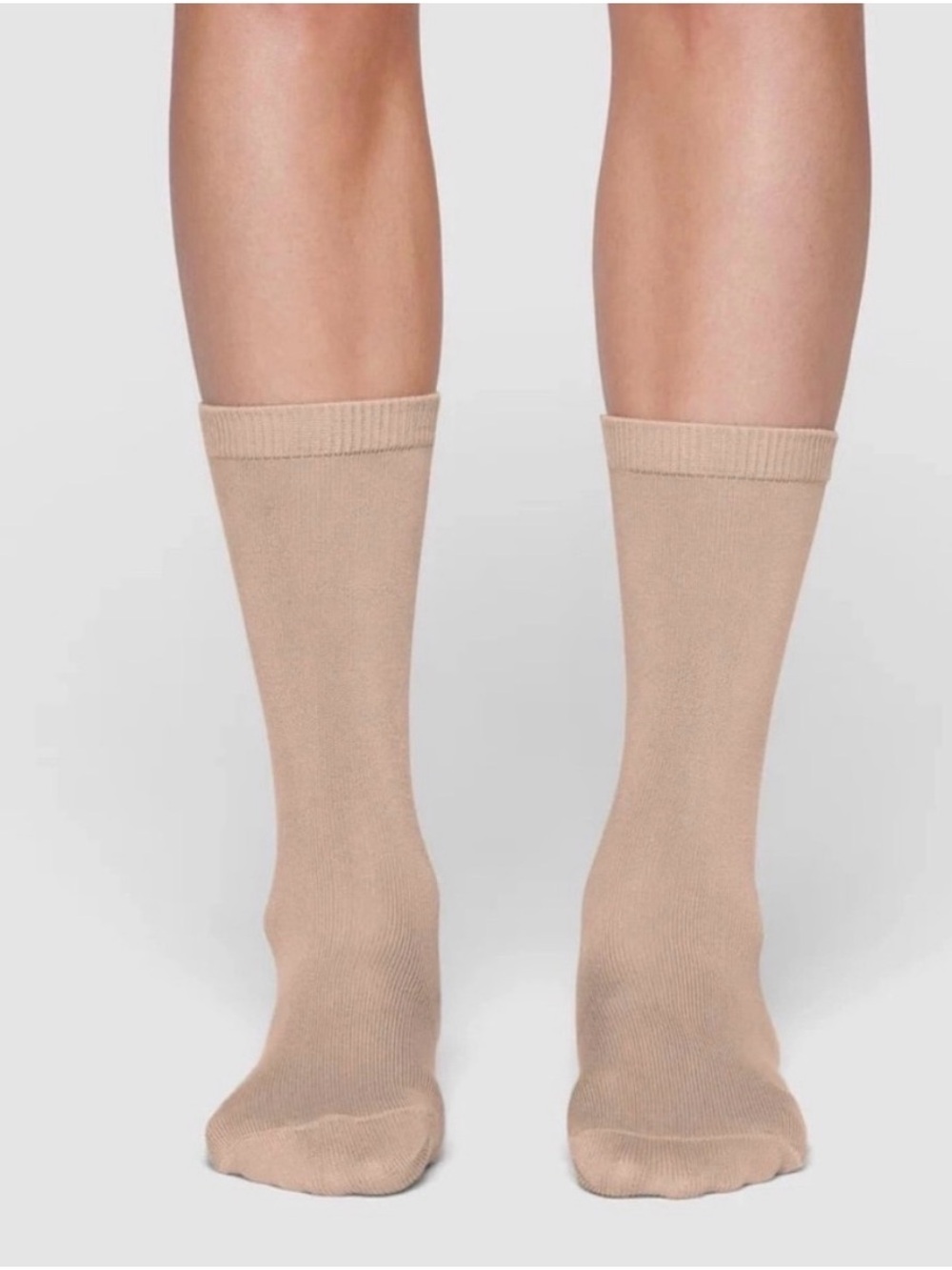 NIB SKIMS everyday crew sock- mica